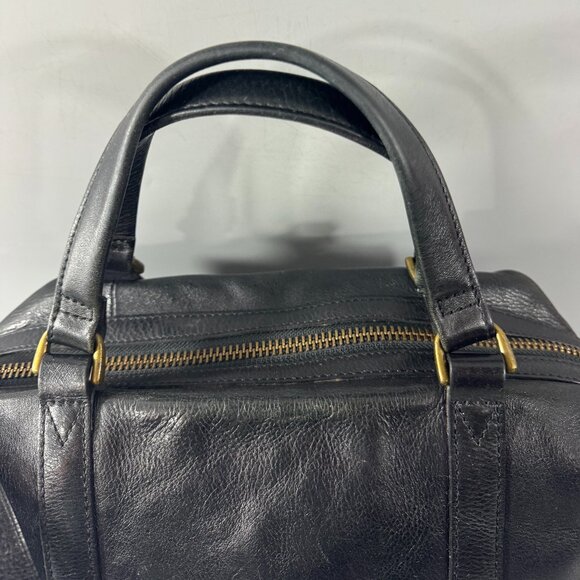 Madewell The Glasgow Satchel in Black - Picture 10 of 16